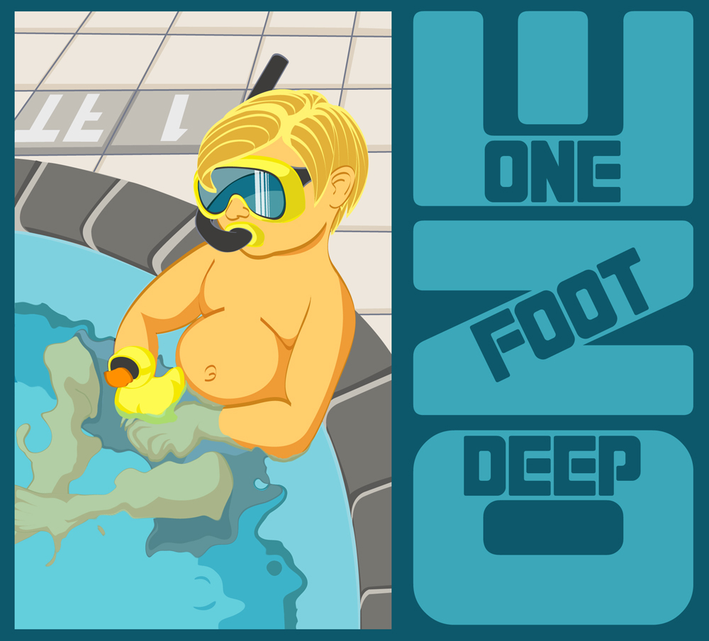 1 foot deep