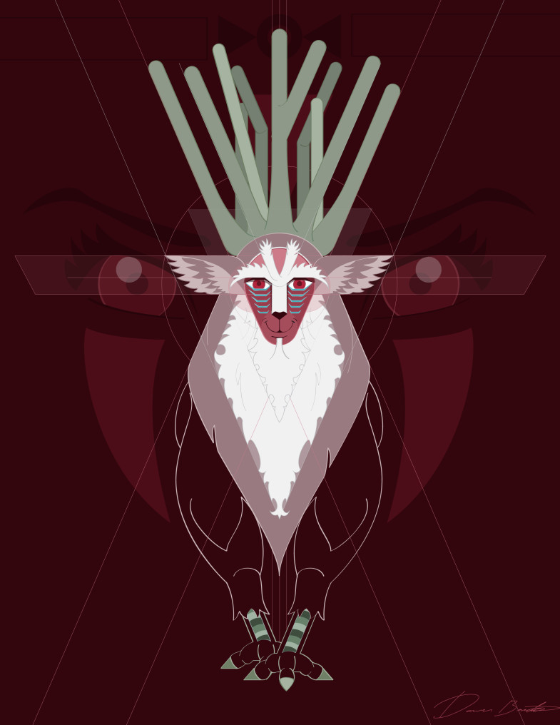 The Forest Spirit from Princess Mononoke